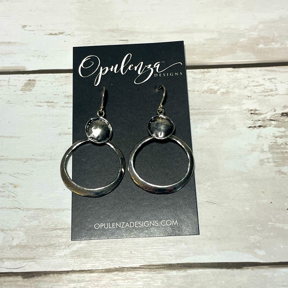 Opulenza sterling silver earrings